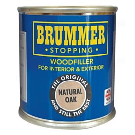 Brummer Natural Oak Stopping Wood Filler Interior & Exterior 250g
