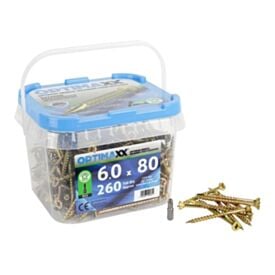 Optimaxx Woodscrews (6.0mm Diameter)