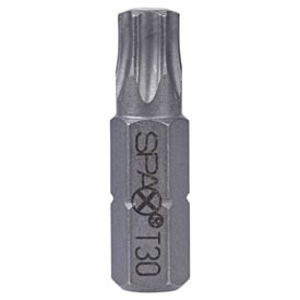 Spax Torx (T-Star) 25mm Screwdriver Bit (T30) (5 Pack)
