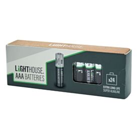 Lighthouse AAA Battery Pack of 24