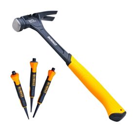 Dewalt 567g Claw Hammer with Free 3 Piece Nail Set