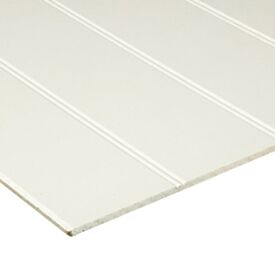 1220 x 2440 x 9mm Cross Groove Bead & Butt Primed MDF