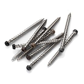 53mm Ecodek Pebble Light Grey Steel Screws (Box Of 200)