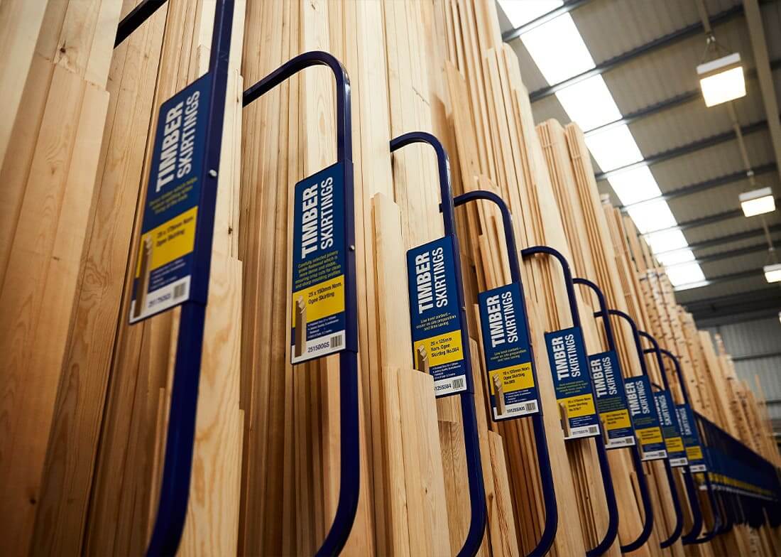 Timber Skirting Rack