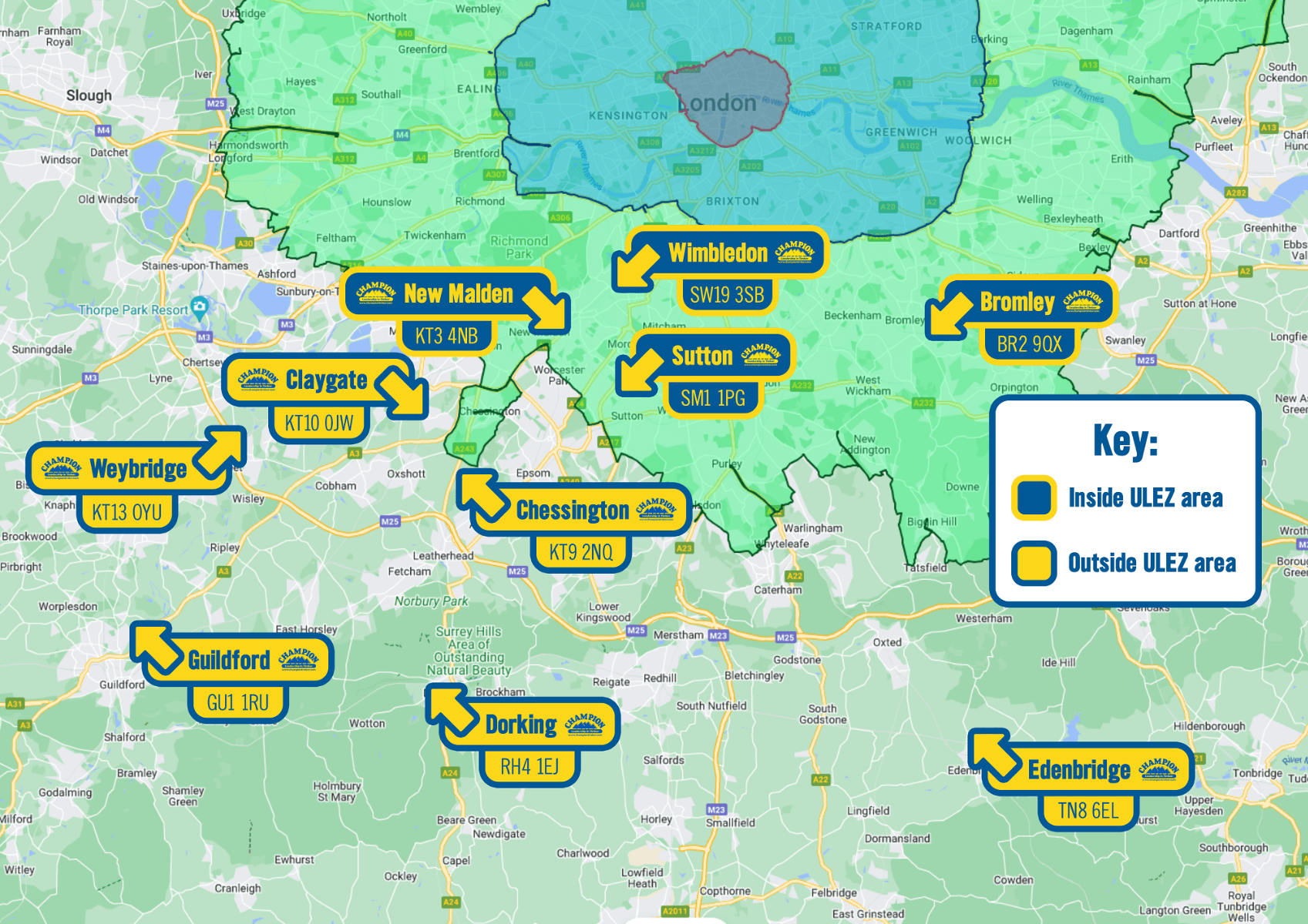 ULEZ Champion Map Update